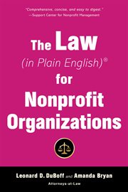 The law (in plain English) for nonprofit organizations cover image cdn
