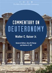 Commentary on deuteronomy : from the baker illustrated bible commentary cover image cdn