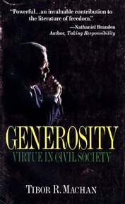 Generosity : virtue in civil society cover image cdn