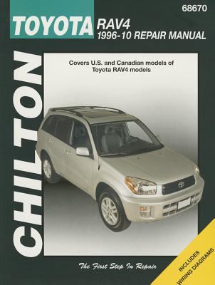 Chilton's Toyota RAV4 1996-10 repair manual : covers U.S. and Canadian models of RAV4 1996 through 2010  cover image cdn