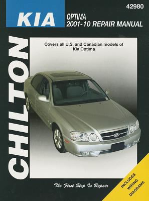 Chilton's Kia Optima 2001-10 repair manual  cover image cdn