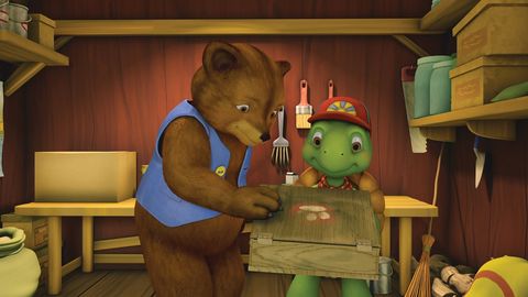 Franklin and Friends Season 1. Episode 11, Franklin Finds a Treasure / Franklin and the Tunnel Team-Up cover image cdn