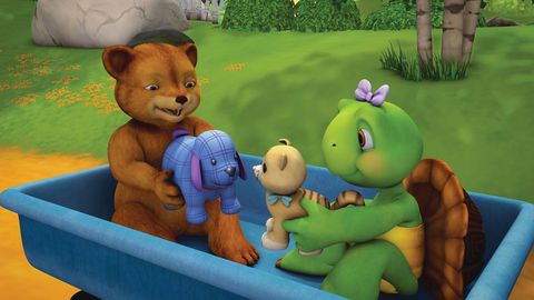 Franklin and Friends Season 2. Episode 8, Franklin and Harriet's Buggy / Franklin Changes the Rules cover image cdn