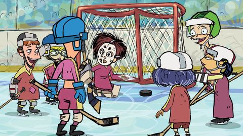 Jacob Two Two Season 1. Episode 3, Jacob Two-Two and the Purloined Hockey Card cover image cdn