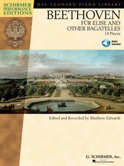 Beethoven - fur elise and other bagatelles (songbook) cover image cdn