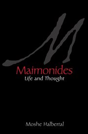 Maimonides. Life and Thought cover image cdn