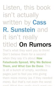 On rumors. How Falsehoods Spread, Why We Believe Them, and What Can Be Done cover image cdn