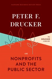 Peter f. drucker on nonprofits and the public sector cover image cdn