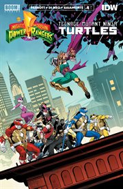 Mighty morphin power rangers/teenage mutant ninja turtles. Issue 4 cover image cdn