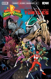 Mighty morphin power rangers/teenage mutant ninja turtles. Issue 3 cover image cdn