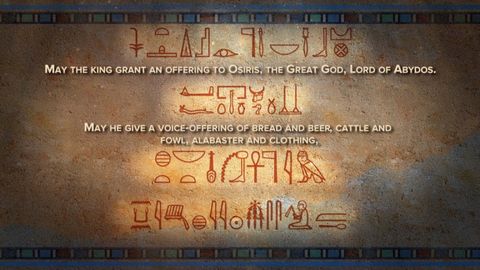 Decoding the Secrets of Egyptian Hieroglyphs. Episode 21, An Ancient Egyptian Prayer for the Dead cover image cdn