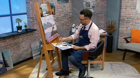How to Paint. Episode 8, Putting It All Together: A Simple Landscape cover image cdn