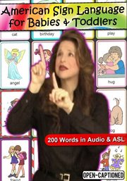 American sign language for babies & toddlers : 200 words in audio & ASL cover image cdn