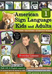 American sign language for kids & adults, vol. 1: everyday lessons cover image cdn