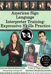 American sign language interpreter training: receptive skills, vol. 1 cover image cdn