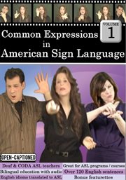 Common expressions & phrases in american sign language, vol. 1 cover image cdn
