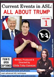 Current events in asl: all about trump, vol. 1 cover image cdn