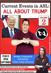 Current events in asl: all about trump, vol. 2 cover image cdn