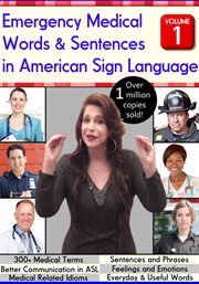 Emergency medical words & phrases in american sign language, vol. 1 cover image cdn