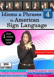 Idioms & phrases in american sign language, vol. 4 cover image cdn