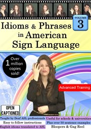 Idioms & phrases in american sign language, vol. 3 cover image cdn