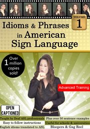 Idioms & phrases in american sign language, vol. 1 cover image cdn