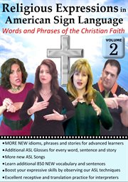 Religious expressions in american sign language, vol. 2 cover image cdn