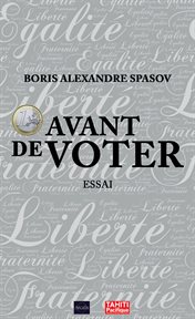 1 euro avant de voter : essai cover image cdn