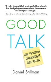 Good talk. How to Design Conversations that Matter cover image cdn