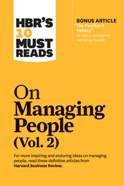 HBR's 10 must reads on managing people. Vol. 2 cover image cdn