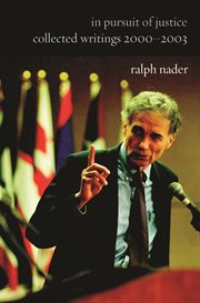 In pursuit of justice : collected writings 2000-2003 cover image cdn