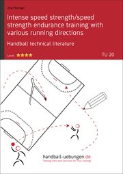 Intense speed strength/speed strength endurance training with various running directions (tu 20). Handball technical literature cover image cdn