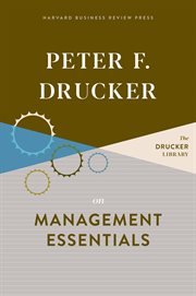 Peter F. Drucker on management essentials cover image cdn