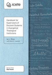 Handbook for supervisors of doctoral students in evangelical theological institutions cover image cdn