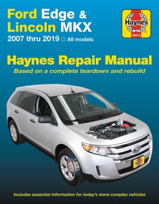Ford Edge & Lincoln MKX automotive repair manual  cover image cdn