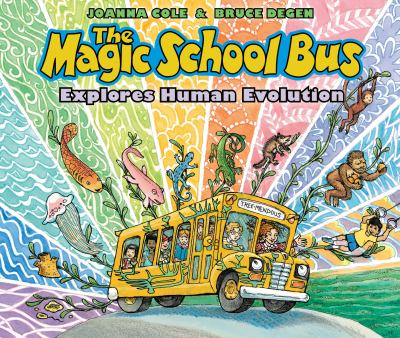 The Magic School Bus explores human evolution  cover image cdn
