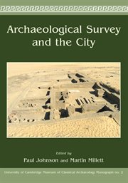 Archaeological survey and the city cover image cdn