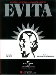 Evita - musical excerpts and complete libretto (songbook) cover image cdn