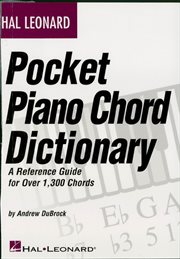 Hal leonard pocket piano chord dictionary (music instruction). A Reference Guide for Over 1,300 Chords cover image cdn