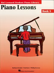 Piano lessons book 5 (music instruction). Hal Leonard Student Piano Library cover image cdn