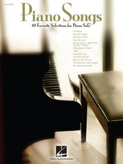 Piano songs : 41 favorite selections for piano solo cover image cdn