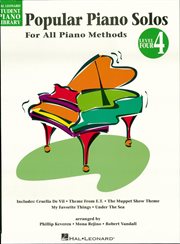 Popular piano solos - level 4 (music instruction). Hal Leonard Student Piano Library cover image cdn