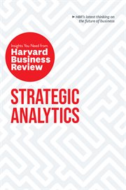 Strategic analytics: the insights you need from harvard business review cover image cdn