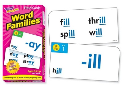 Word families flash cards cover image cdn