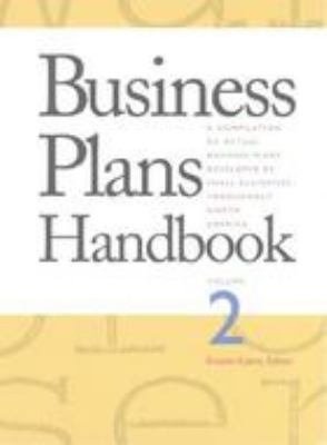 Business plans handbook. Volume 2 a compilation of actual business plans developed by small businesses throughout North America  cover image cdn