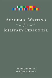 Academic writing for military personnel cover image cdn