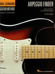 Arpeggio finder (music instruction). Easy-to-Use Guide to Over 1,300 Guitar Arpeggios Hal Leonard Guitar Method cover image cdn