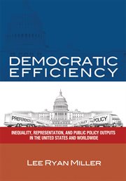 Democratic efficiency. Inequality, Representation, and Public Policy Outputs in the United States and Worldwide cover image cdn
