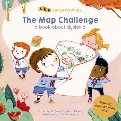 The map challenge : a book about dyslexia  cover image cdn