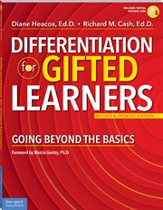 Differentiation for gifted learners. Going Beyond the Basics cover image cdn